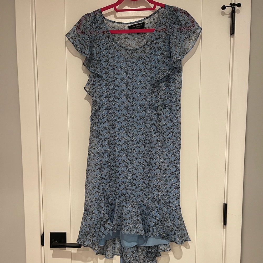 Blue floral sundress